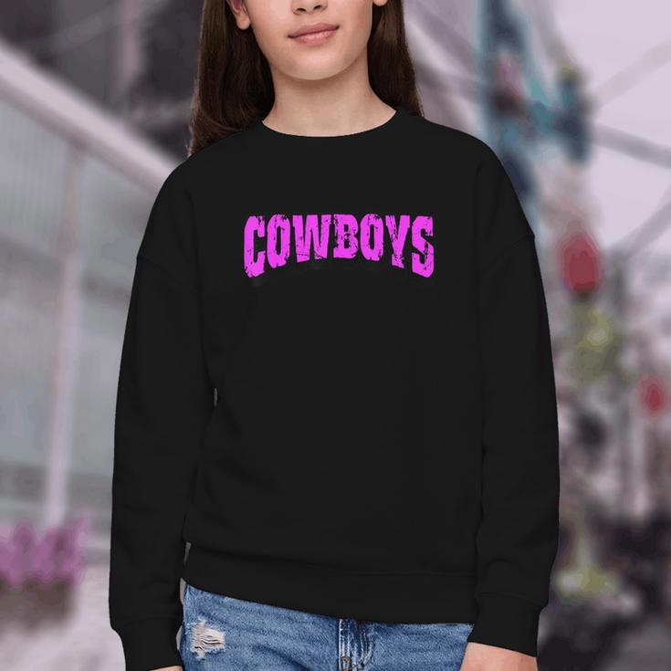 Cowboys Back To School Spirit Pk Youth Crewneck Sweatshirt Cowboys Back To School Spirit Pk Youth Crewneck Sweatshirt