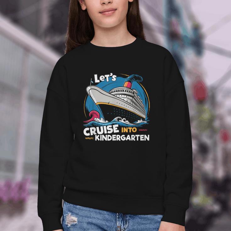 Cruise Ship Kindergarten Back To School Boys Girls Kids Youth Crewneck Sweatshirt Cruise Ship Kindergarten Back To School Boys Girls Kids Youth Crewneck Sweatshirt