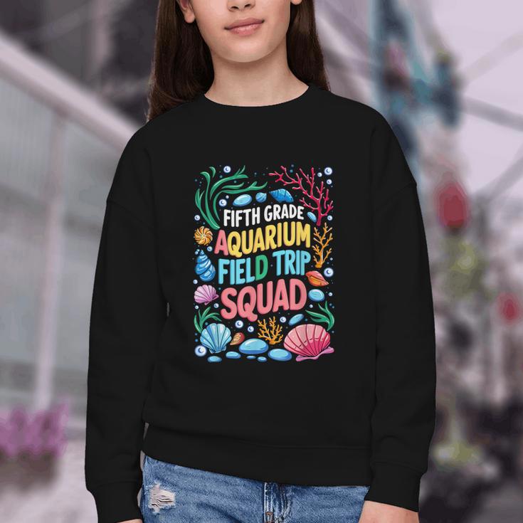Fifth Grade Aquarium Trip Squad Matching Back To School Youth Crewneck Sweatshirt Fifth Grade Aquarium Trip Squad Matching Back To School Youth Crewneck Sweatshirt