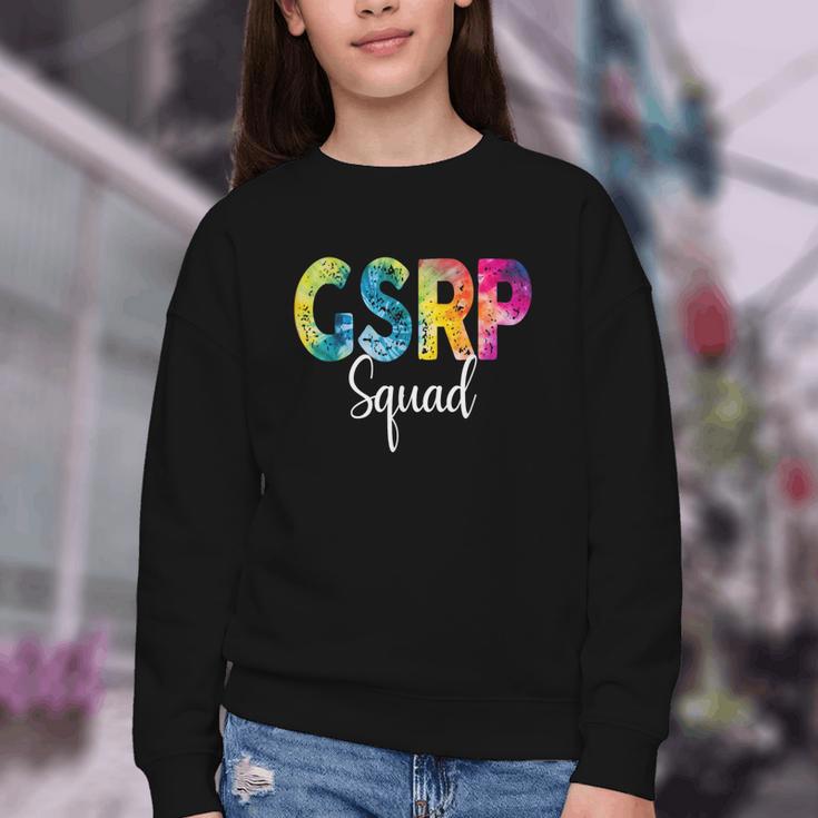 GSRP Squad Tie Dye Back To School Women Appreciation Youth Crewneck Sweatshirt GSRP Squad Tie Dye Back To School Women Appreciation Youth Crewneck Sweatshirt