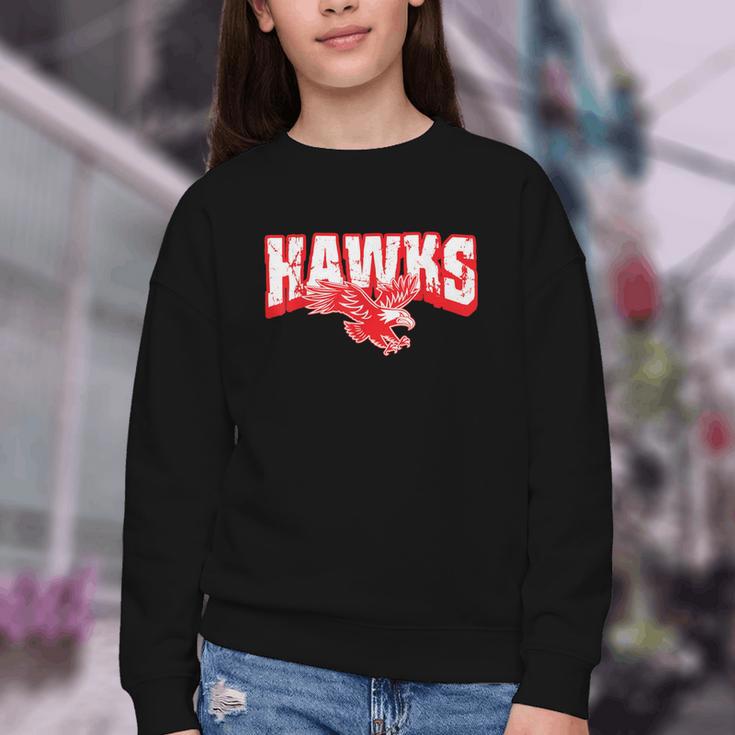 Hawks Back To School Spirit R Youth Crewneck Sweatshirt Hawks Back To School Spirit R Youth Crewneck Sweatshirt