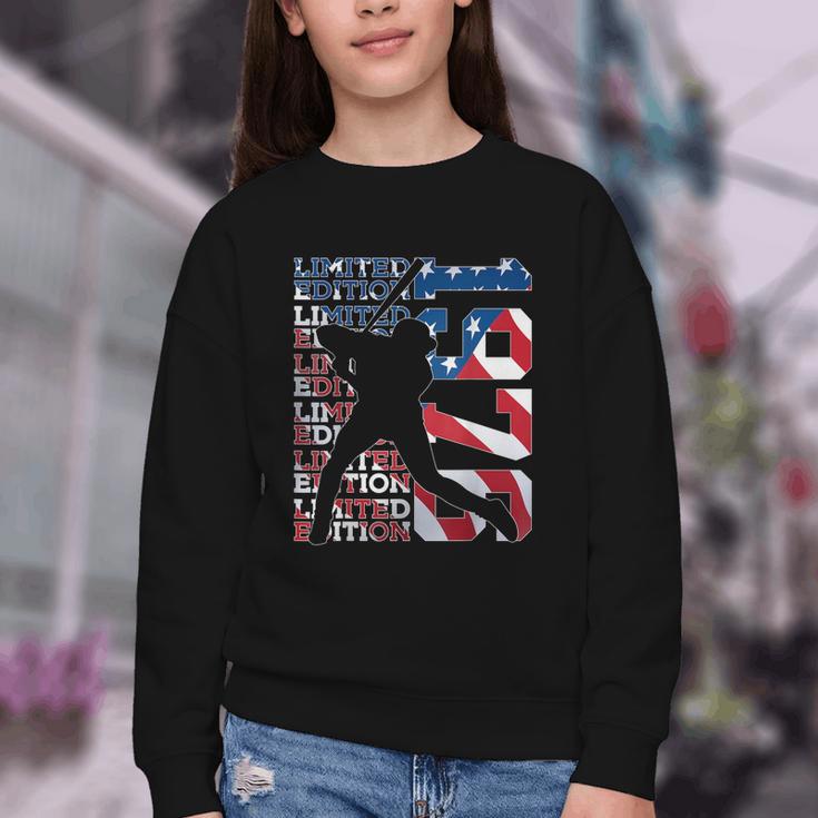 Limited Edition 1976 Baseball 50TH Birthday Youth Crewneck Sweatshirt