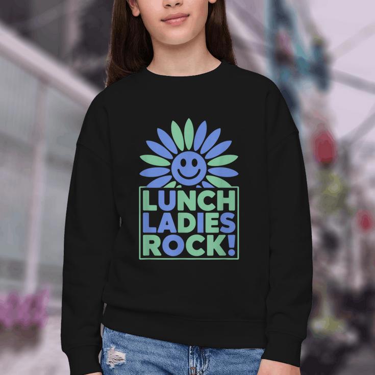 Lunch Lady Squad Cafeteria Worker Back To School Youth Crewneck Sweatshirt