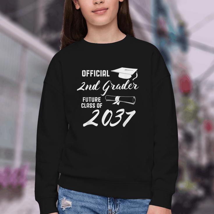 Official 2nd Grader Future Class Of 2037 Back To School Youth Crewneck Sweatshirt Official 2nd Grader Future Class Of 2037 Back To School Youth Crewneck Sweatshirt