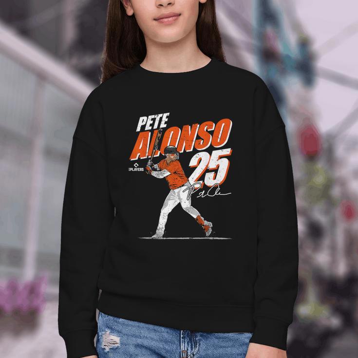 Pete Alonso Baltimore Baseball Players MLBPAL201M Youth Crewneck Sweatshirt