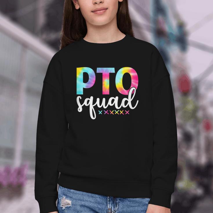Pto Squad Groovy Back To School Women Appreciation Youth Crewneck Sweatshirt Pto Squad Groovy Back To School Women Appreciation Youth Crewneck Sweatshirt