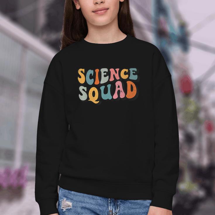 Science Squad Retro Groovy Back To School Matching Teaching Youth Crewneck Sweatshirt Science Squad Retro Groovy Back To School Matching Teaching Youth Crewneck Sweatshirt