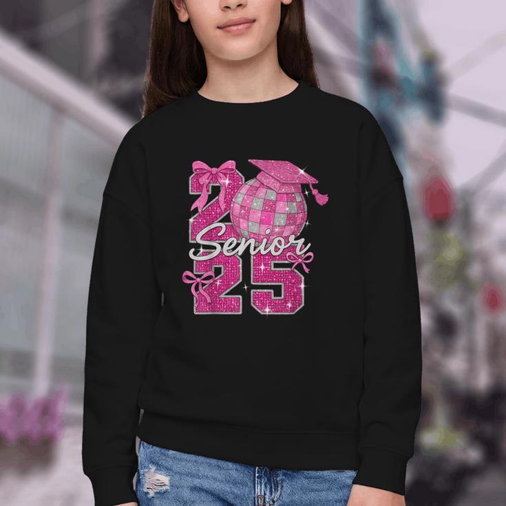 Senior 2025 Class Of 2025 Bows Back To School 2025 Youth Crewneck Sweatshirt Senior 2025 Class Of 2025 Bows Back To School 2025 Youth Crewneck Sweatshirt