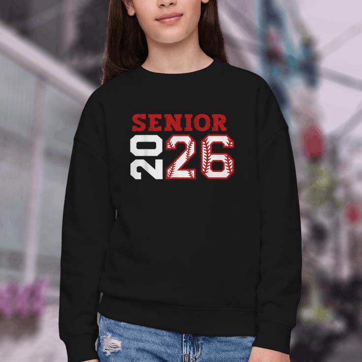 Senior Night Class Of 2026 Baseball Seniors Matching Team Youth Crewneck Sweatshirt Senior Night Class Of 2026 Baseball Seniors Matching Team Youth Crewneck Sweatshirt