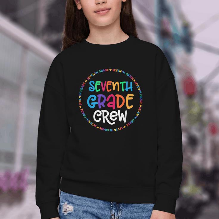 Seventh Grade Crew Back To School Matching Tee For 7th Grade Youth Crewneck Sweatshirt Seventh Grade Crew Back To School Matching Tee For 7th Grade Youth Crewneck Sweatshirt