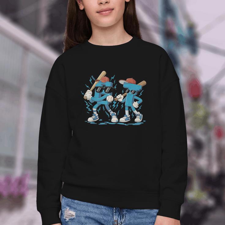 Six Seven Bruh Baseball 67 Meme For Men Boy Kids Youth Crewneck Sweatshirt