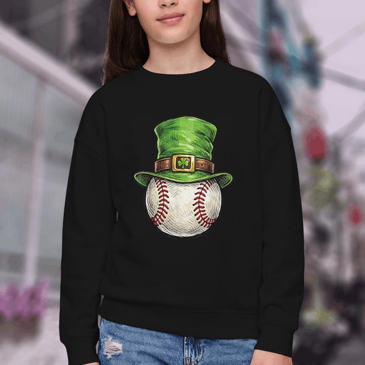 St Patricks Day Baseball Player Leprechaun Hat Men Boys Kids Youth Crewneck Sweatshirt St Patricks Day Baseball Player Leprechaun Hat Men Boys Kids Youth Crewneck Sweatshirt