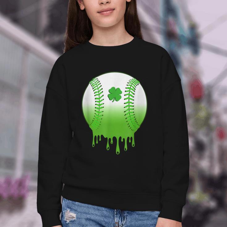 St Patricks Day Shamrock Baseball Irish Boys Kids Men Youth Crewneck Sweatshirt St Patricks Day Shamrock Baseball Irish Boys Kids Men Youth Crewneck Sweatshirt
