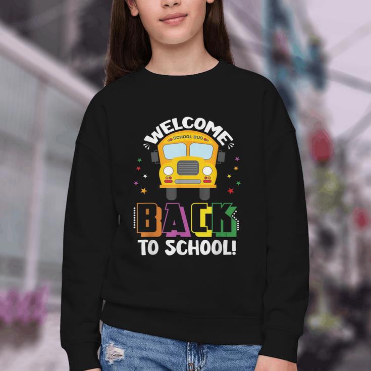 Welcome Back To School Bus Driver First Day Of School Youth Crewneck Sweatshirt Welcome Back To School Bus Driver First Day Of School Youth Crewneck Sweatshirt