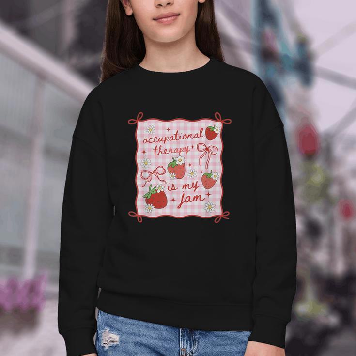 Women Occupational Therapy Cute Strawberry OT Back To School Youth Crewneck Sweatshirt Women Occupational Therapy Cute Strawberry OT Back To School Youth Crewneck Sweatshirt