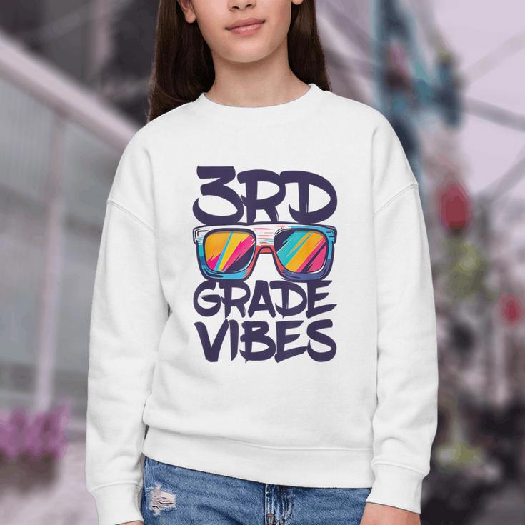 3rd Grade Vibes Shirt Back To School Third Grade Boy Girl Youth Crewneck Sweatshirt 3rd Grade Vibes Shirt Back To School Third Grade Boy Girl Youth Crewneck Sweatshirt