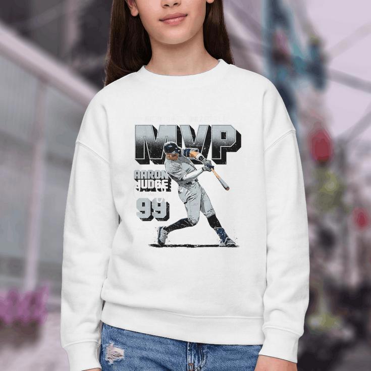 Aaron Judge New York Y Baseball 2025 AL MVP MLBAJMVPM Youth Crewneck Sweatshirt