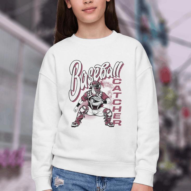 Baseball Catcher Gear Home Plate Premium Tri-Blend Youth Crewneck Sweatshirt Baseball Catcher Gear Home Plate Premium Tri-Blend Youth Crewneck Sweatshirt