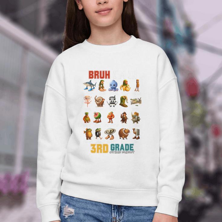 Bruh I’m In 3rd Grade Back To School Italian Brainrot Premium Tri-Blend Youth Crewneck Sweatshirt Bruh I’m In 3rd Grade Back To School Italian Brainrot Premium Tri-Blend Youth Crewneck Sweatshirt