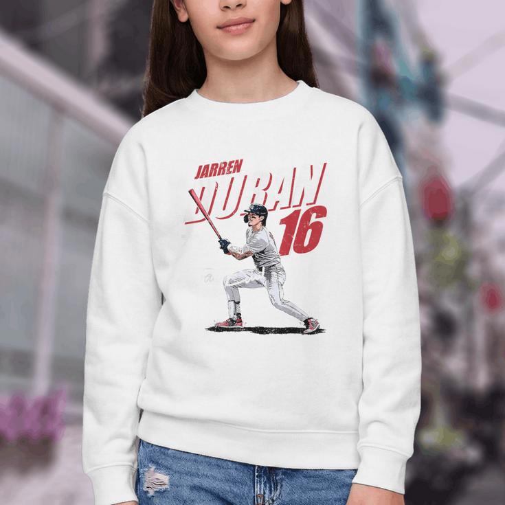 Jarren Duran Boston MLB Baseball Players MLBJDU204M Youth Crewneck Sweatshirt Jarren Duran Boston MLB Baseball Players MLBJDU204M Youth Crewneck Sweatshirt