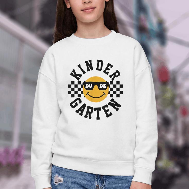 Kindergarten Dude Back To School Kinder Students Kids Youth Crewneck Sweatshirt Kindergarten Dude Back To School Kinder Students Kids Youth Crewneck Sweatshirt