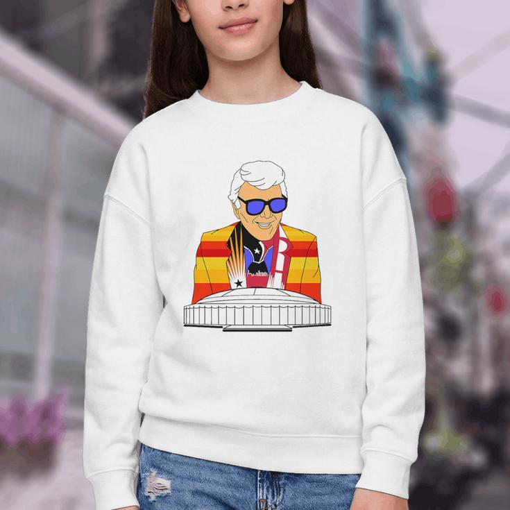 Marvin Zindler Houston Soccer Football Basketball Baseball Premium Tri-Blend Youth Crewneck Sweatshirt Marvin Zindler Houston Soccer Football Basketball Baseball Premium Tri-Blend Youth Crewneck Sweatshirt