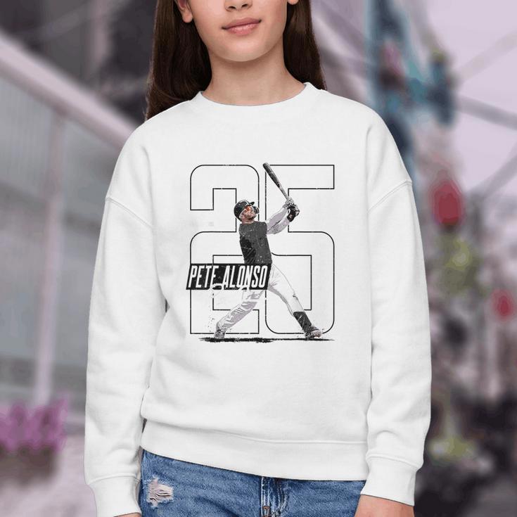 Pete Alonso Baltimore Baseball Players MLBPAL203M Youth Crewneck Sweatshirt