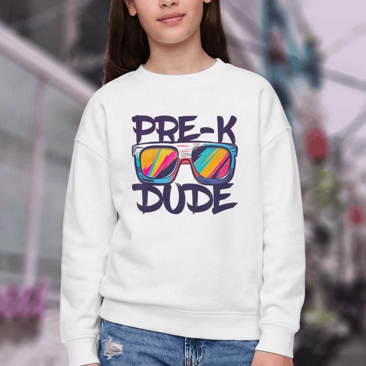 Pre-K Dude Shirt Graduation Back To School PreK Boy Girl Youth Crewneck Sweatshirt Pre-K Dude Shirt Graduation Back To School PreK Boy Girl Youth Crewneck Sweatshirt