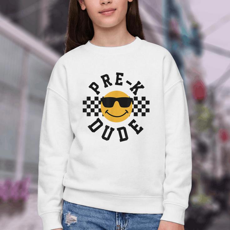 Preschool Dude Back To School Pre-K Students Kids Youth Crewneck Sweatshirt Preschool Dude Back To School Pre-K Students Kids Youth Crewneck Sweatshirt