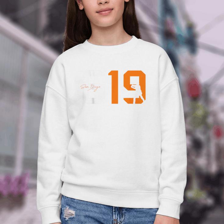 Retro San Diego 619 Vintage 90's Baseball Sports Style Lover Youth Crewneck Sweatshirt Retro San Diego 619 Vintage 90's Baseball Sports Style Lover Youth Crewneck Sweatshirt