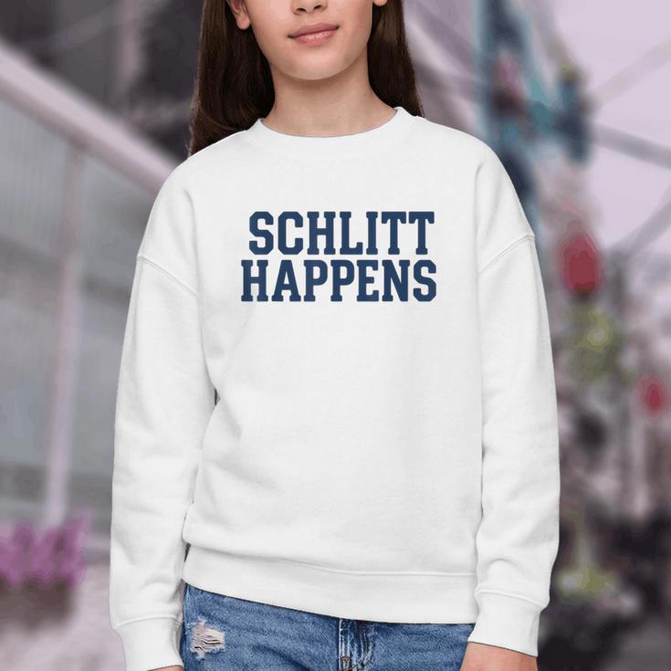 Schlitt Happens NY Bronx I Heart Baseball Apparel Youth Crewneck Sweatshirt Schlitt Happens NY Bronx I Heart Baseball Apparel Youth Crewneck Sweatshirt