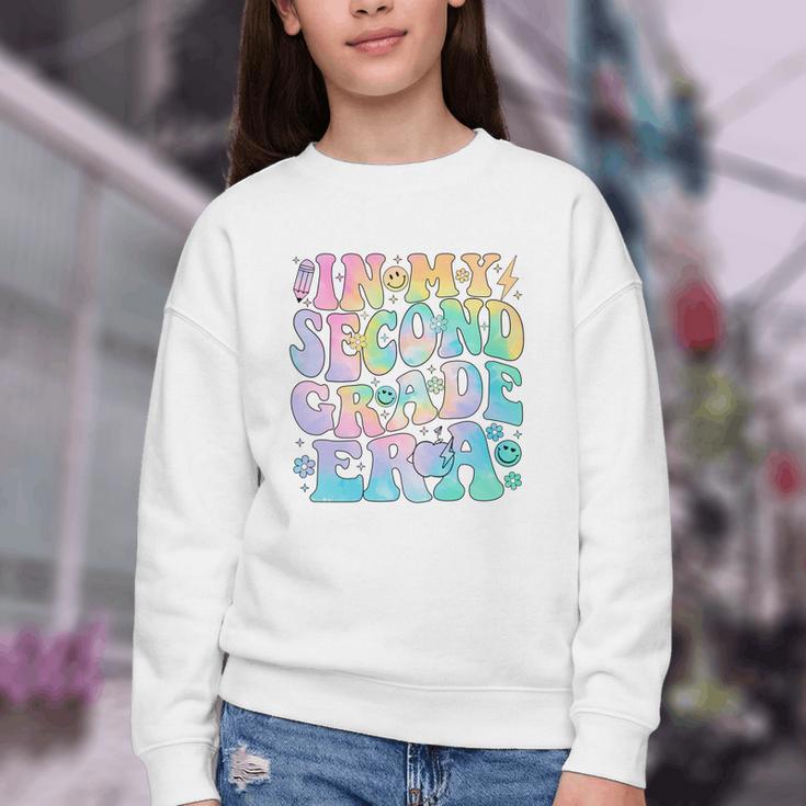 In My Second Grade Era Girl Tie Dye 2nd Grade Back To School Performance Youth Crewneck Sweatshirt In My Second Grade Era Girl Tie Dye 2nd Grade Back To School Performance Youth Crewneck Sweatshirt