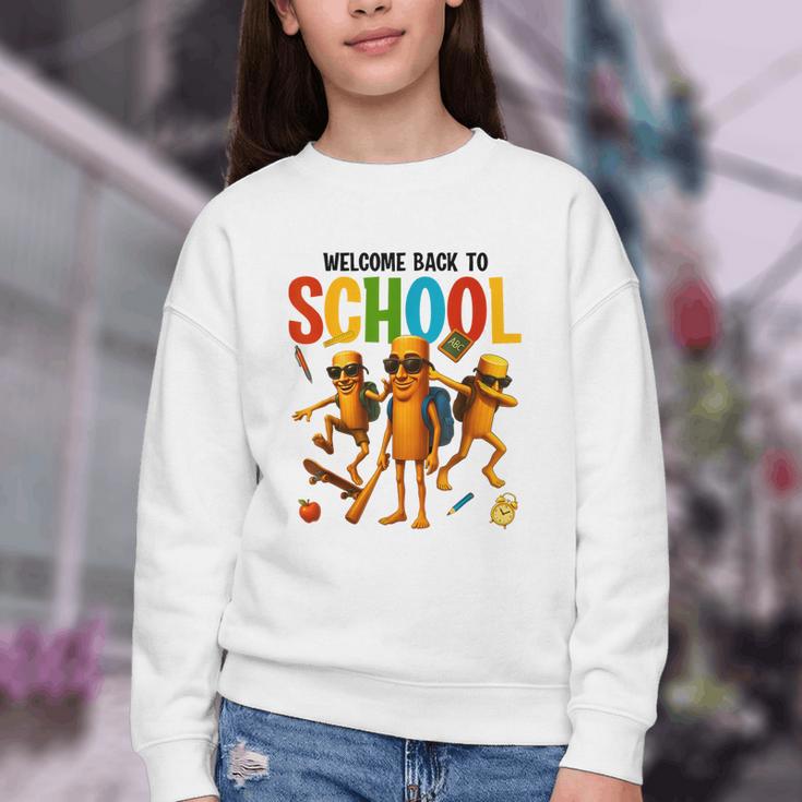 Tung Tung Sahur Back To School Brainrot Meme Boys Girls Kid Youth Crewneck Sweatshirt Tung Tung Sahur Back To School Brainrot Meme Boys Girls Kid Youth Crewneck Sweatshirt