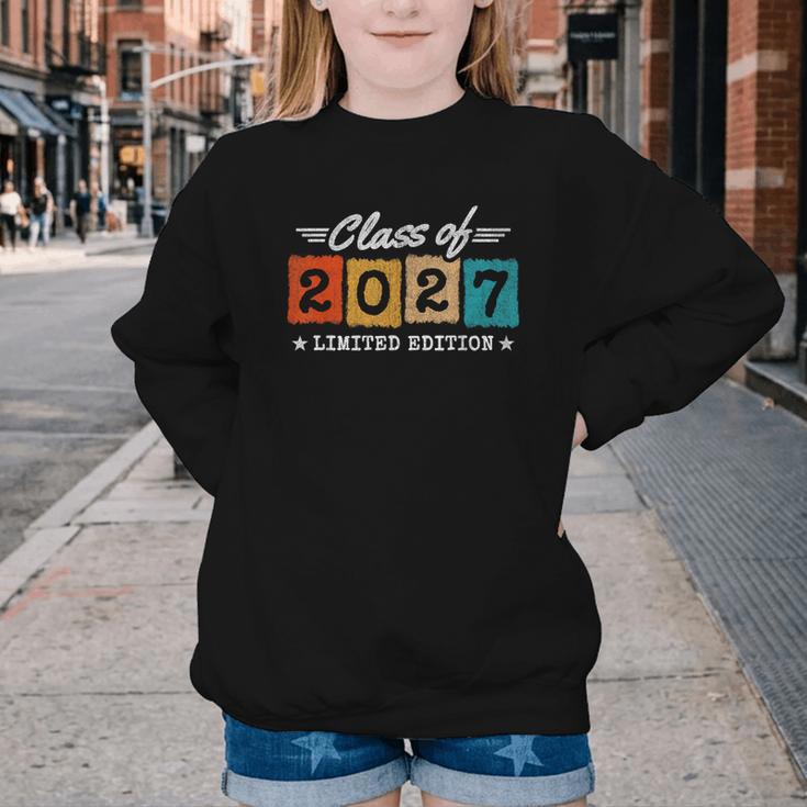 2027 Back To School Graduation Limited Edition Class Of 2027 Youth Crewneck Sweatshirt 2027 Back To School Graduation Limited Edition Class Of 2027 Youth Crewneck Sweatshirt