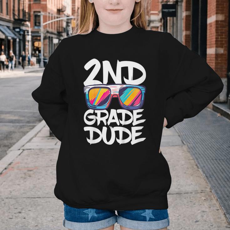 2nd Grade Dude Shirt Back To School Second Grade Boy Girl Youth Crewneck Sweatshirt 2nd Grade Dude Shirt Back To School Second Grade Boy Girl Youth Crewneck Sweatshirt