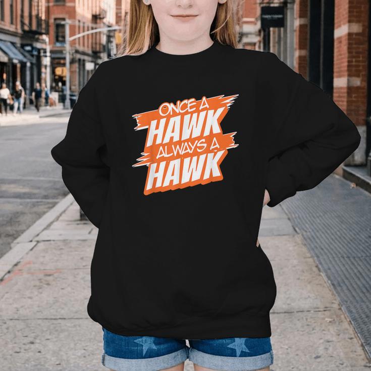 Always A Hawk Back To School Spirit O Youth Crewneck Sweatshirt