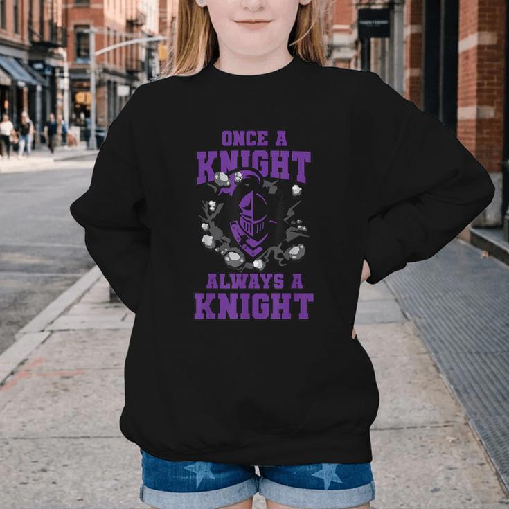 Always A Knight Back To School Spirit P Youth Crewneck Sweatshirt Always A Knight Back To School Spirit P Youth Crewneck Sweatshirt