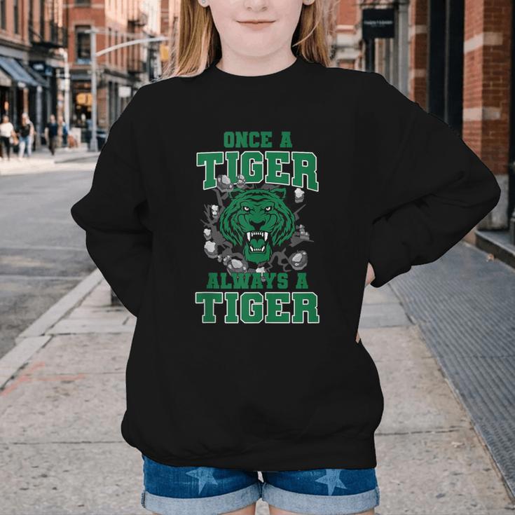Always A Tiger Back To School Spirit G Youth Crewneck Sweatshirt Always A Tiger Back To School Spirit G Youth Crewneck Sweatshirt