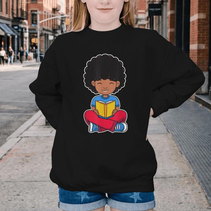 Back To School Afro African American Boy Student Youth Crewneck Sweatshirt Back To School Afro African American Boy Student Youth Crewneck Sweatshirt