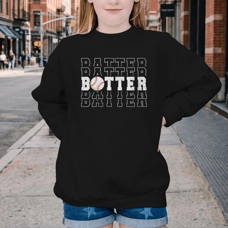 Baseball Batter Team Player Sport Lover Family Friends Fans Youth Crewneck Sweatshirt Baseball Batter Team Player Sport Lover Family Friends Fans Youth Crewneck Sweatshirt