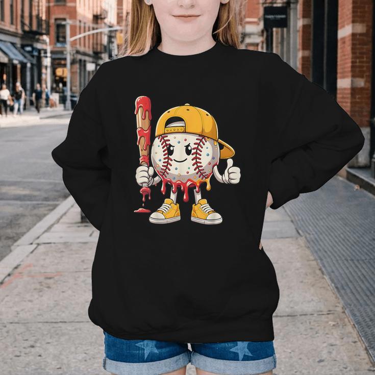 Baseball Drip Baseball Life Style 101 Apparel Youth Youth Crewneck Sweatshirt Baseball Drip Baseball Life Style 101 Apparel Youth Youth Crewneck Sweatshirt