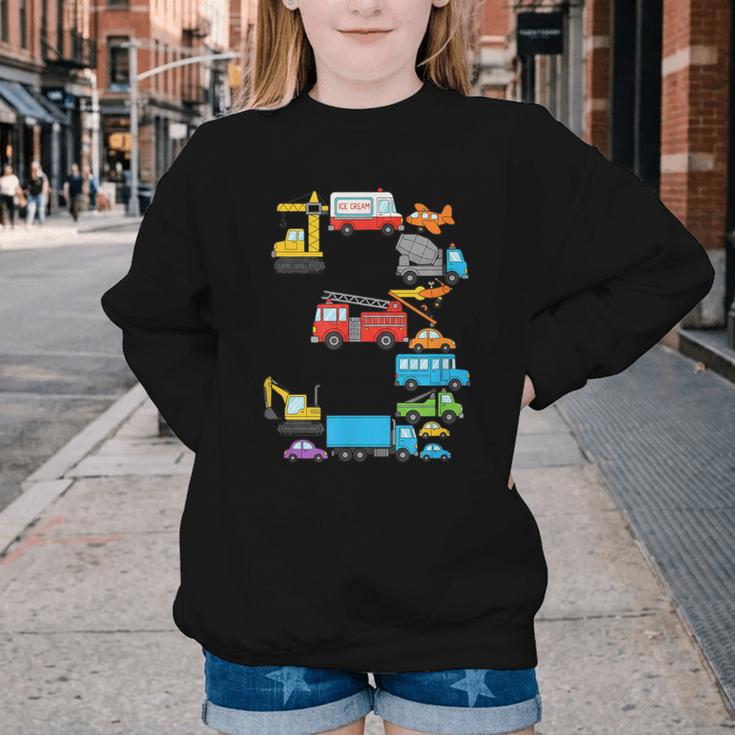Baseball Ice Cream Drip Vehicles Youth Baseball Drip Youth Crewneck Sweatshirt Baseball Ice Cream Drip Vehicles Youth Baseball Drip Youth Crewneck Sweatshirt