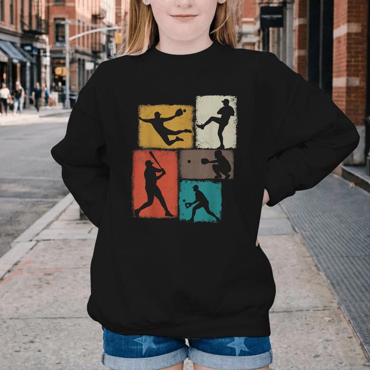 Baseball Player Collage Men Kids Coach Youth Boys Youth Crewneck Sweatshirt Baseball Player Collage Men Kids Coach Youth Boys Youth Crewneck Sweatshirt