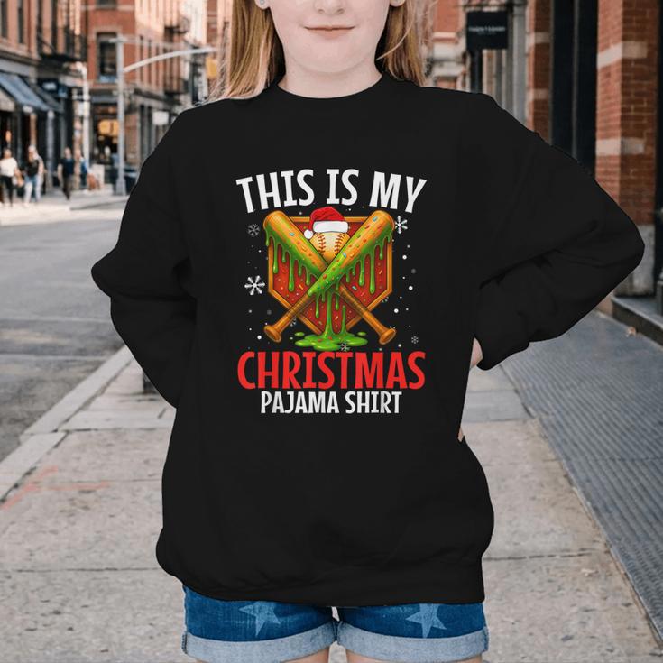 My Christmas Baseball Pajama Helmet Santa Xmas Men Boys Youth Crewneck Sweatshirt My Christmas Baseball Pajama Helmet Santa Xmas Men Boys Youth Crewneck Sweatshirt