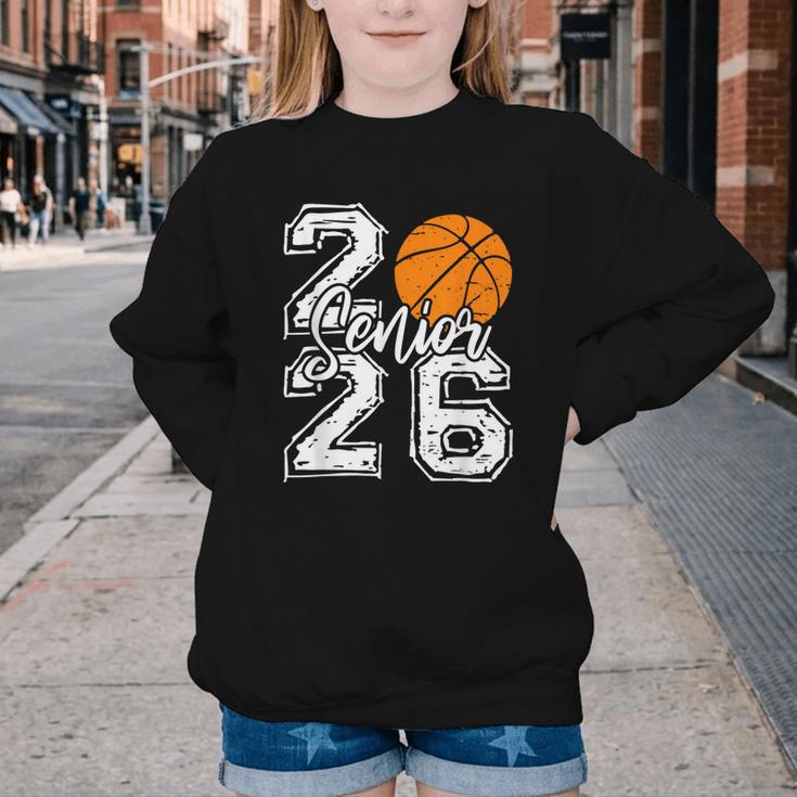 Class Of 2026 Basketball Senior 2026 Back To School Youth Crewneck Sweatshirt Class Of 2026 Basketball Senior 2026 Back To School Youth Crewneck Sweatshirt