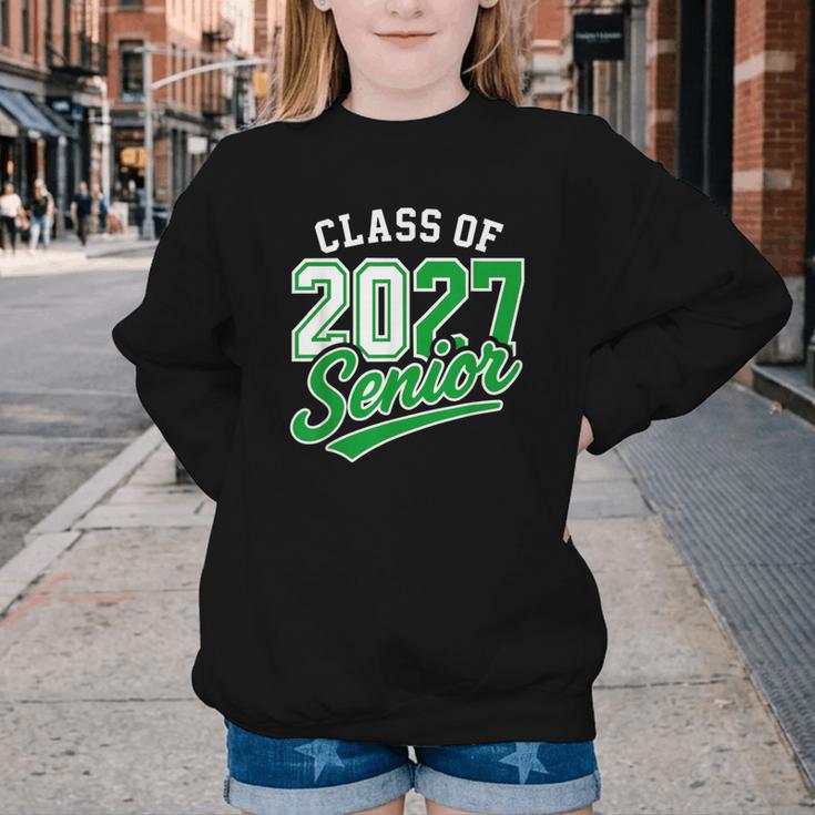 Class Of 2027 Senior 2027 Back To School Graduation 2027 Youth Crewneck Sweatshirt