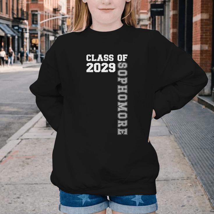 Class Of 2029 Sophomore 2029 Back To School Youth Crewneck Sweatshirt Class Of 2029 Sophomore 2029 Back To School Youth Crewneck Sweatshirt