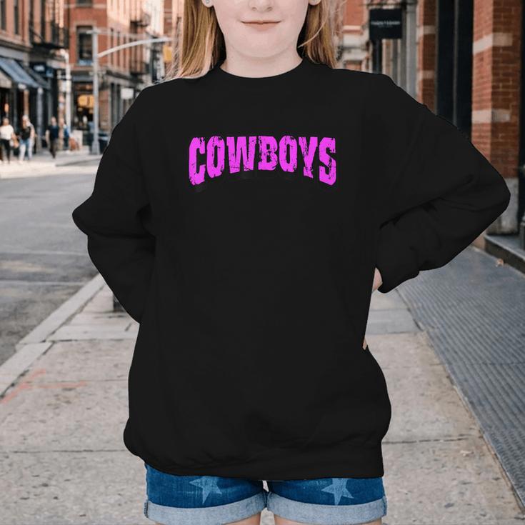 Cowboys Back To School Spirit Pk Youth Crewneck Sweatshirt Cowboys Back To School Spirit Pk Youth Crewneck Sweatshirt