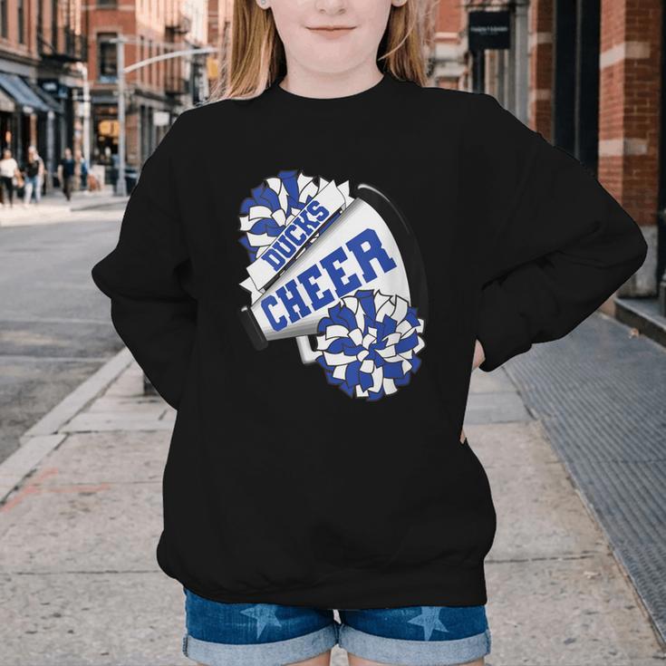 Ducks Cheer Back To School Cheerleading Spirit B Youth Crewneck Sweatshirt Ducks Cheer Back To School Cheerleading Spirit B Youth Crewneck Sweatshirt