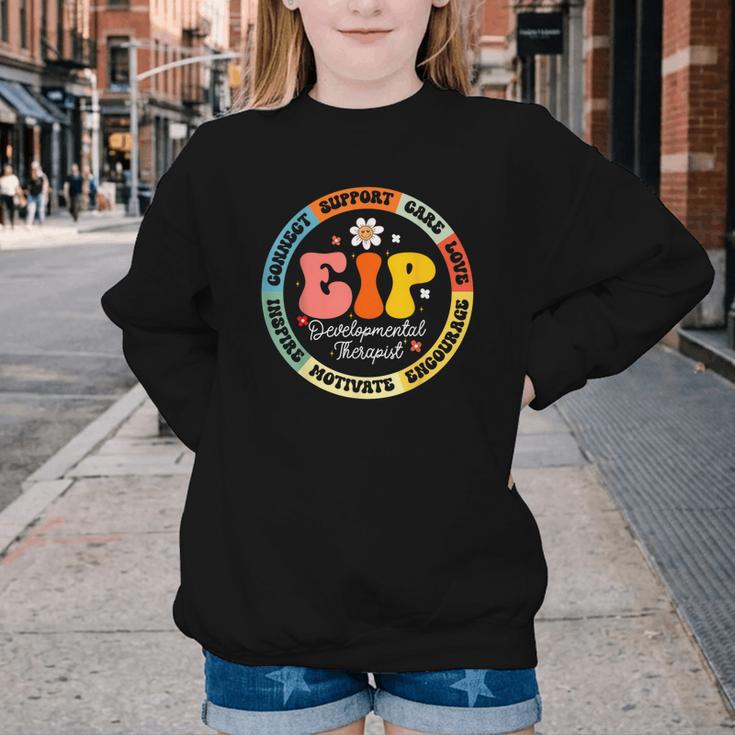 EIP Developmental Therapist Appreciation Week Back To School Youth Crewneck Sweatshirt EIP Developmental Therapist Appreciation Week Back To School Youth Crewneck Sweatshirt